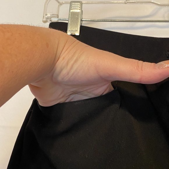 Jay Leslie ~Black ~Poliester Blend ~Zipper Front~2 Pockets~Trouser Pants ~Sz.10 - Picture 9 of 9